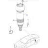ressort pneumatique et amortisseur arrière XJ X351