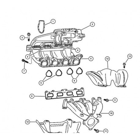 Joint De Boîtier Collecteur D'admission AJUSA - Qualité OEM, Pour CITROËN, FIAT, PEUGEOT (TU3A)