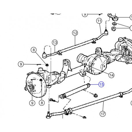Mopar amortisseur Grand Cherokee WG,  WJ (52088251AC)