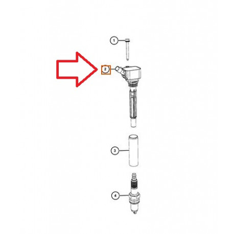 Mopar bobine (55229959)