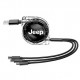 Enrouleur USB multicable  3 en 1  logo JEEP