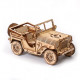 Puzzle 3D jeep en bois