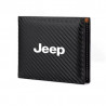Portefeuille logo JEEP style fibre de carbone
