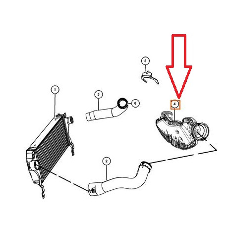 Mopar silencieux supp (55038181AA)