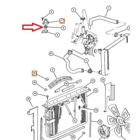 Mopar thermostat (52028185AC)