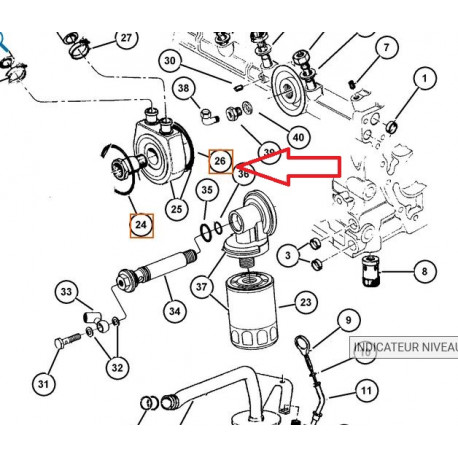 Mopar joint torique (04723217)