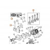 Segmentation standard pour 1 piston
