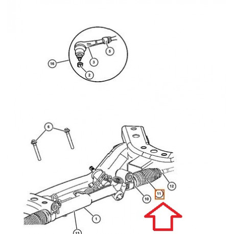 Mopar capuchon (68028832AA)