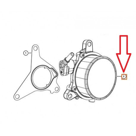 Mopar Pompe depression MP COMPASS (5048401ADPC)