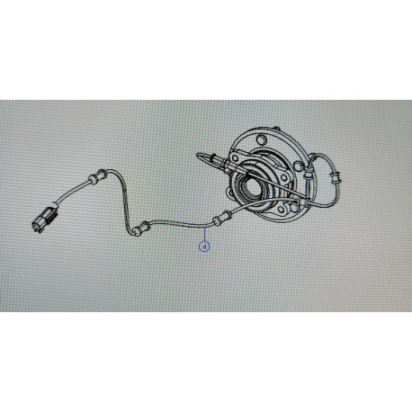 Mopar Capteur abs arriere (68627496AAPC)
