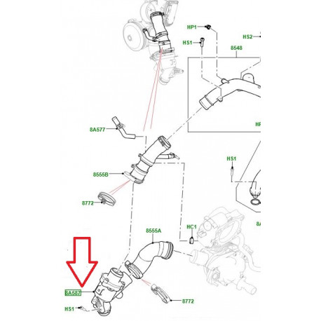 Land rover Thermostat (LR117568LR)