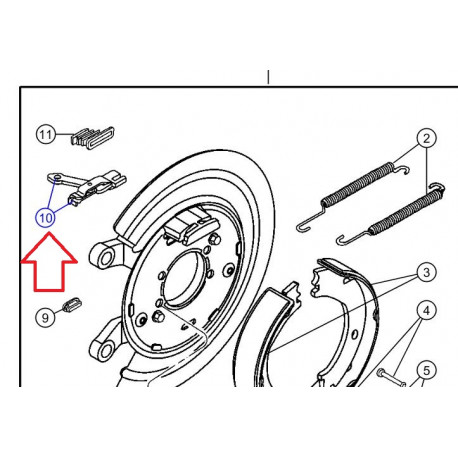 Mopar biellette de parking (05080569AE)