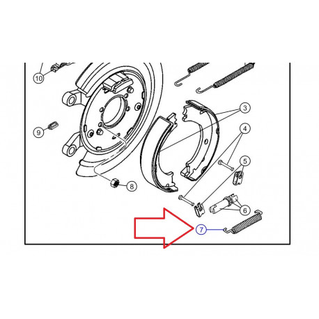 Mopar ressort (05018554AA)
