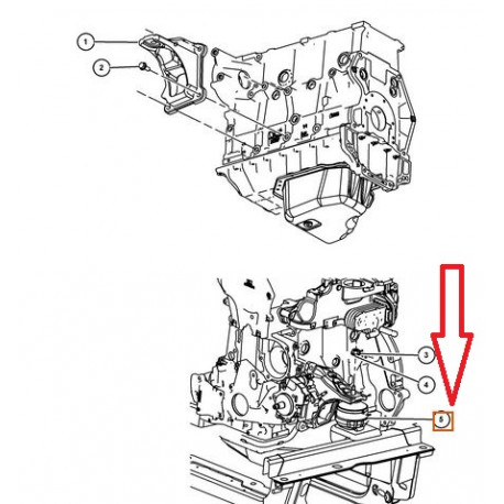Allmakes 4x4 support moteur avant gauche ou droit (52125232AE)