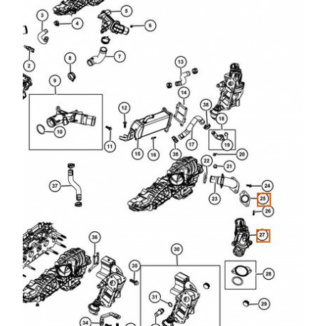 Mopar joint EGR (68092323AAPC)