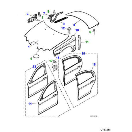 Jaguar insonorisation S-Type (XR849159)