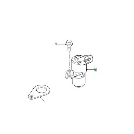 Land rover capteur position / vilebrequin Defender 90, 110, 130 et Discovery 2 (NSC100790)