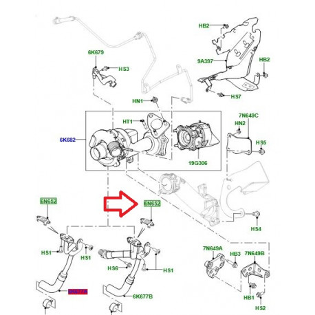Britpart Joint huile turbo (LR022742B)
