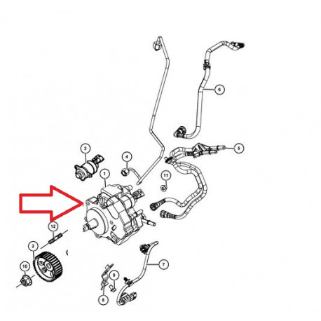 Bosch Pompe injection (68046351AA)
