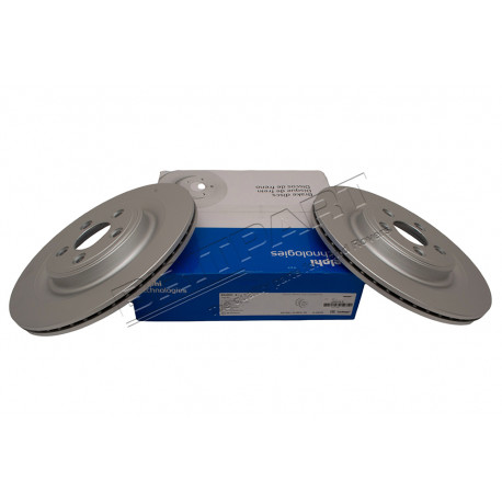 Britpart jaguar paire disques de frein arriere r performance delphi (C2D61075)