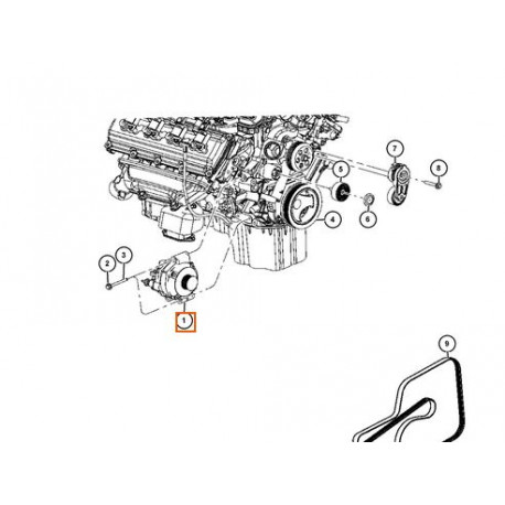 Allmakes 4x4 alternateur 150a Commander XH et Grand Cherokee WH (56044380AH)