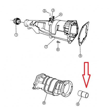 Mopar joint Grand Cherokee WJ,  ZJ (52107563AB)