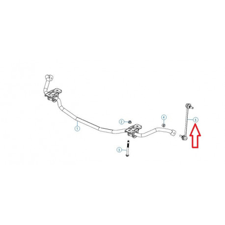 Mopar bielette de barre stab avant (68241038ABPC)