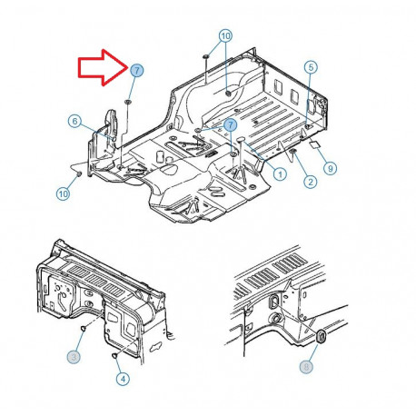 Mopar bouchon (55177482AA)