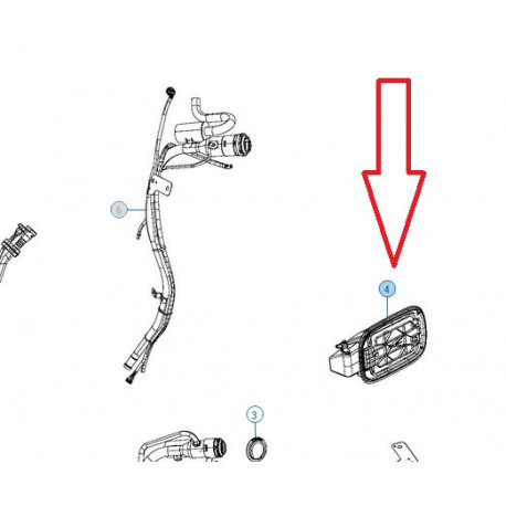 Mopar Armature trappe carburant WK (68148794AM)
