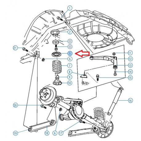 Mopar isolant (52088346)