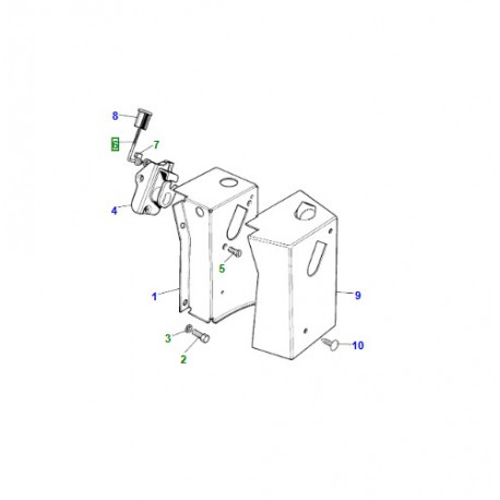 Land rover tringle de commande de verrou banquette arriere (MXC3909)