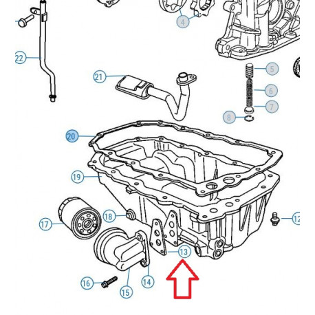 Mopar joint filtre huile PT (4884000AA)