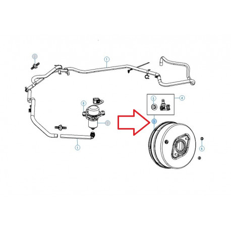 Mopar servofrein (04560182AF)