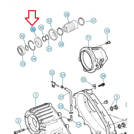 Mopar joint Cherokee XJ et Wrangler TJ (4798117)
