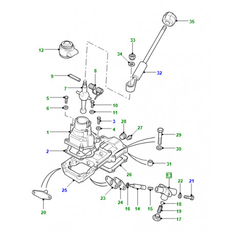 Land rover boitier (FRC6316)