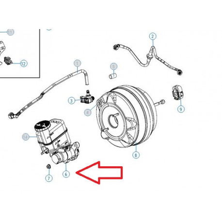 Mopar maitre cylindre (68339323AD)