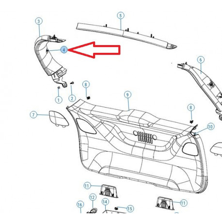 Mopar axe (68400743AA)