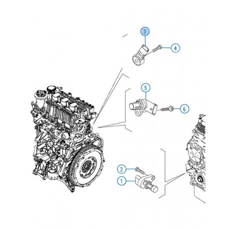 Mopar Capteur cliquetis RENGADE (68570138AA)