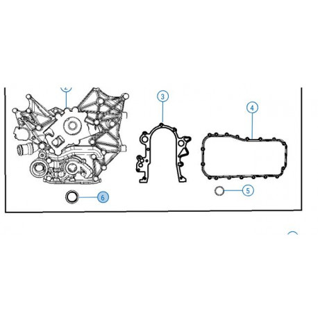 Mopar joint d'etanche (04792317AB)