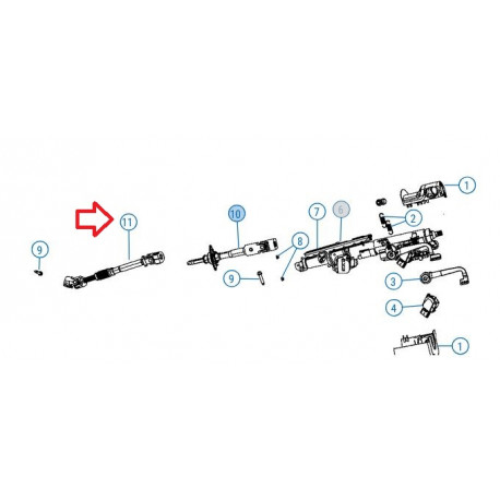 Mopar arbre (55351281AE)