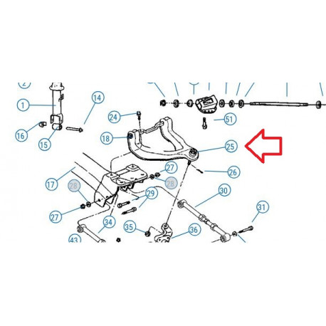 Mopar joint a rotule (04879321AC)