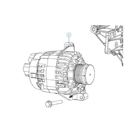 Mopar alternateur 150A (68254596AA)