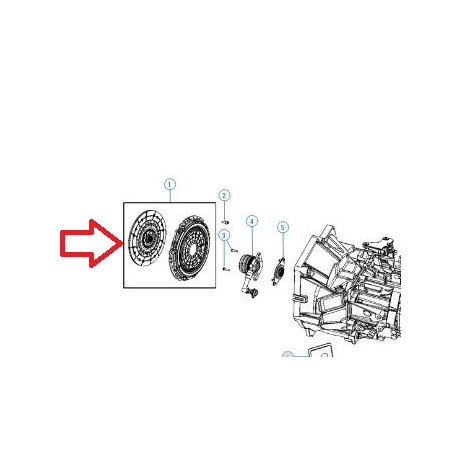 Mopar Embrayage sans butee (55273832A)