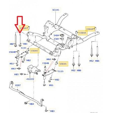 Land rover vis (LR051047)