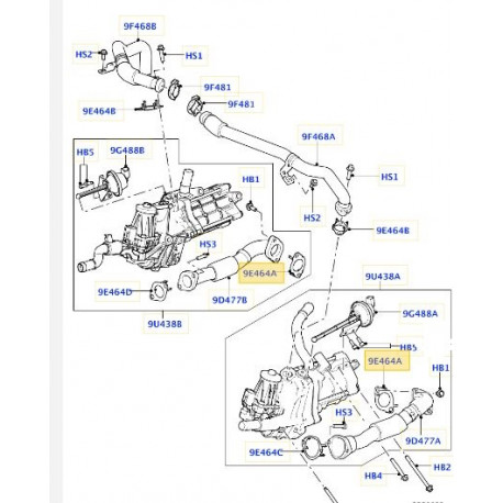 Land rover Ecrou Discovery 3, Range L322, Sport (1316028)