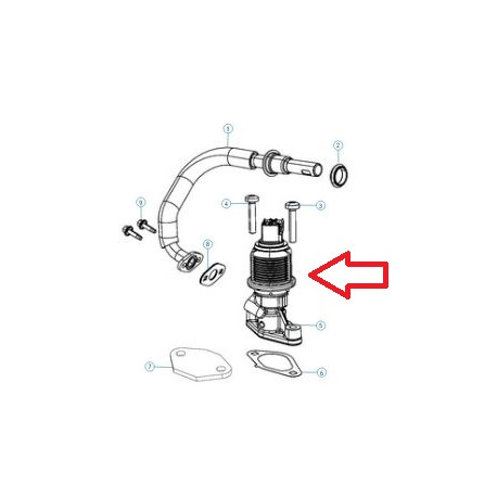 Mopar Soupape EGR (4593896AD)
