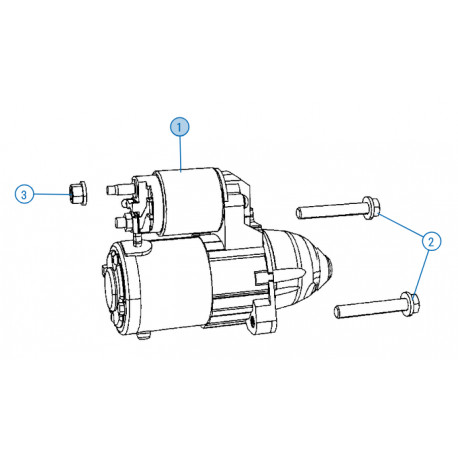 Mopar demarreur Dodge Caliber Jeep compass (05034555AA)