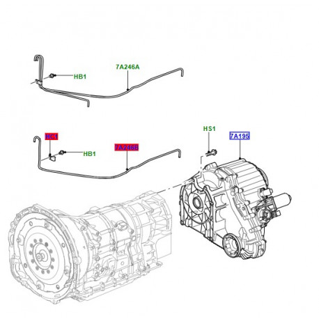 Land rover boite de transfert reconditionne (LR111125)