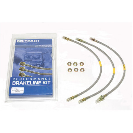 Britpart kit flexible de frein inox defender 110 (63463)