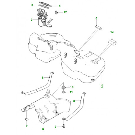 Jaguar réservoir de carburant F-Pace (T4A4238)